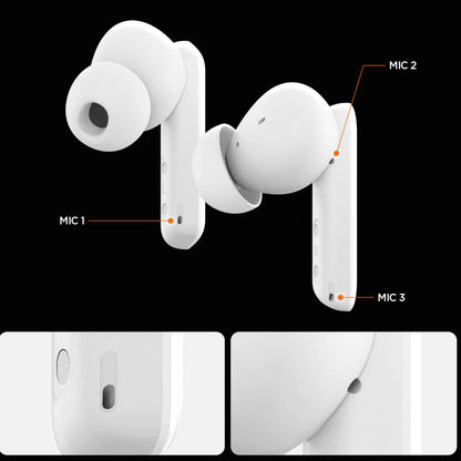 Handsfree Bluetooth Spigen SA2402, TWS, ANC, Bílá ASD07964