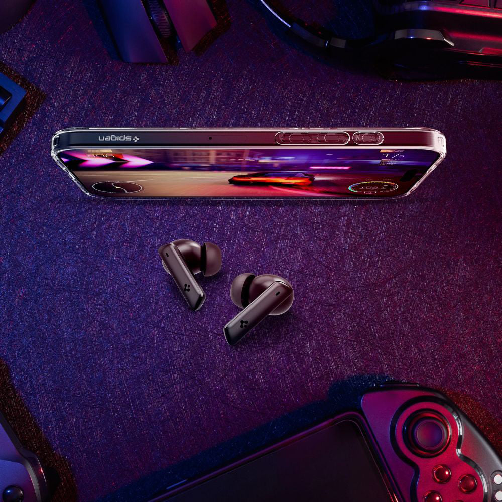 Handsfree Bluetooth Spigen SA2402, TWS, ANC, Bílá