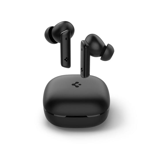 Handsfree Bluetooth Spigen SA2402, TWS, ANC, Černá ASD07888