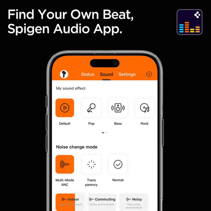 Handsfree Bluetooth Spigen SA2403, A2DP, ANC, Černá ASD09691