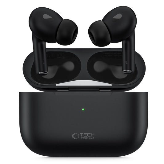 Handsfree Bluetooth Tech-Protect Ultraboost Pro, TWS, černá