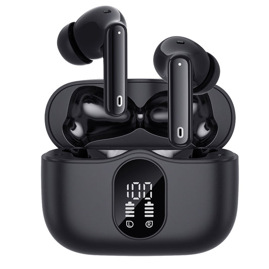 Handsfree Bluetooth Techsuit CW3 WaveBeat 100, TWS, ANC, Černá