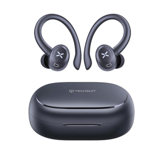 Handsfree Bluetooth Techsuit CW4 AirTune, TWS, Černá