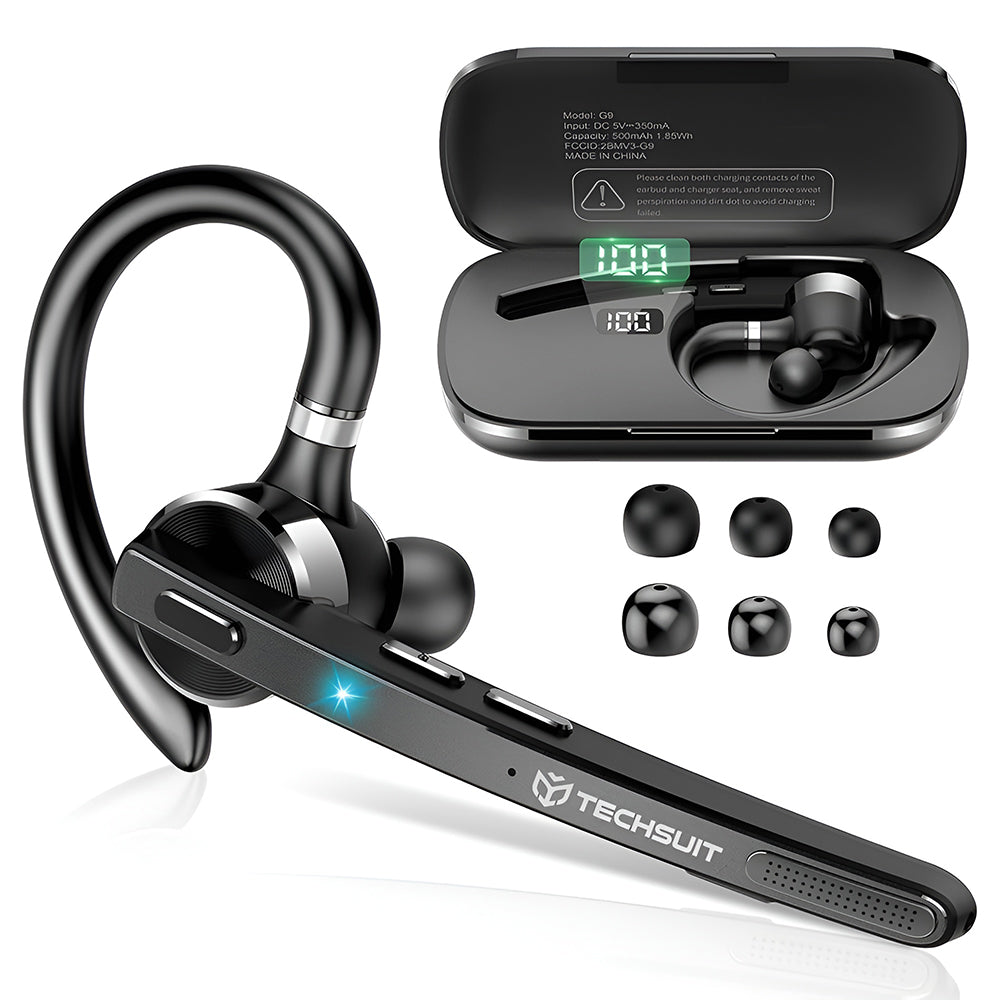 Handsfree Bluetooth Techsuit G9 TalkZen, A2DP, Černá