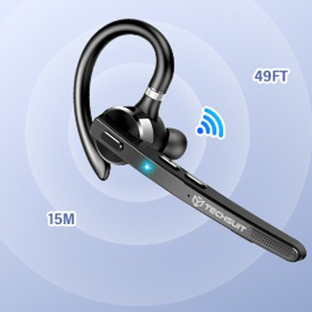 Handsfree Bluetooth Techsuit G9 TalkZen, A2DP, Černá