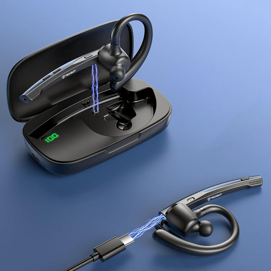 Handsfree Bluetooth Techsuit Vocelis Pro CB4, A2DP, Modrá