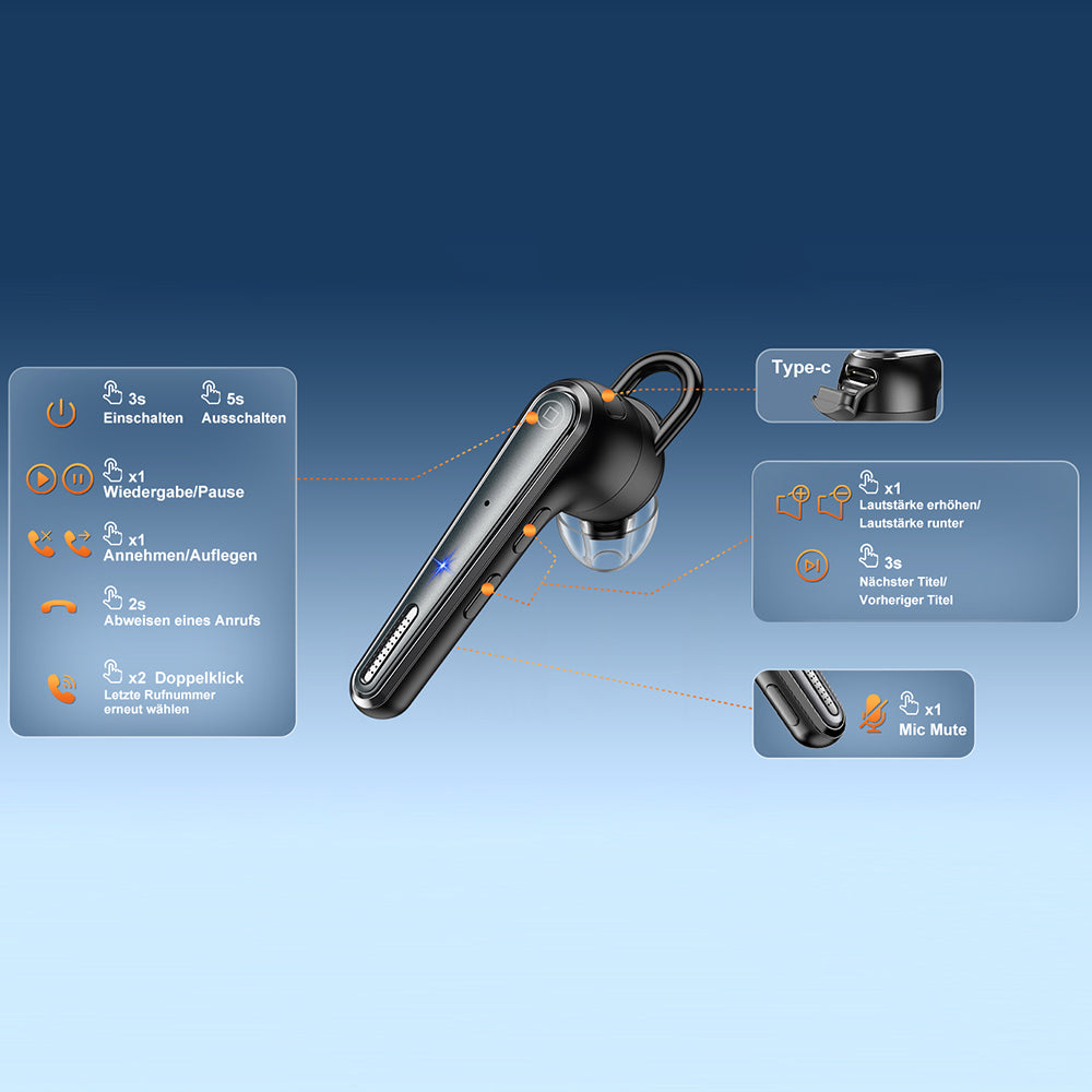 Handsfree Bluetooth Techsuit Voicera CB3, A2DP, Černá