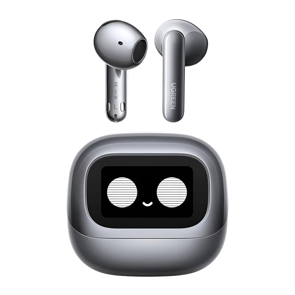 Handsfree Bluetooth UGREEN HiTune H6 Magic WS216 (75288), TWS, ANC, MultiPoint, Šedá