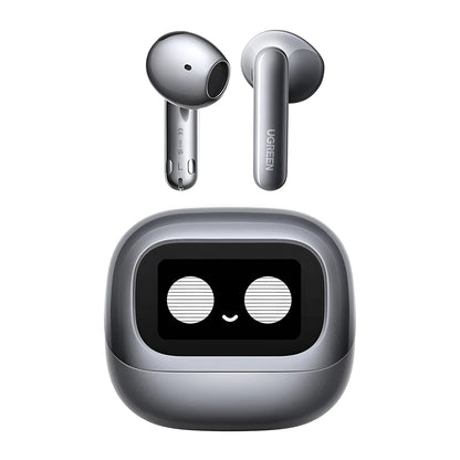 Handsfree Bluetooth UGREEN HiTune H6 Magic WS216 (75288), TWS, ANC, MultiPoint, Šedá