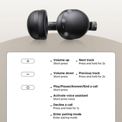 Handsfree Bluetooth UGREEN HiTune Max 2 HP205, MultiPoint, A2DP, ANC, Černá