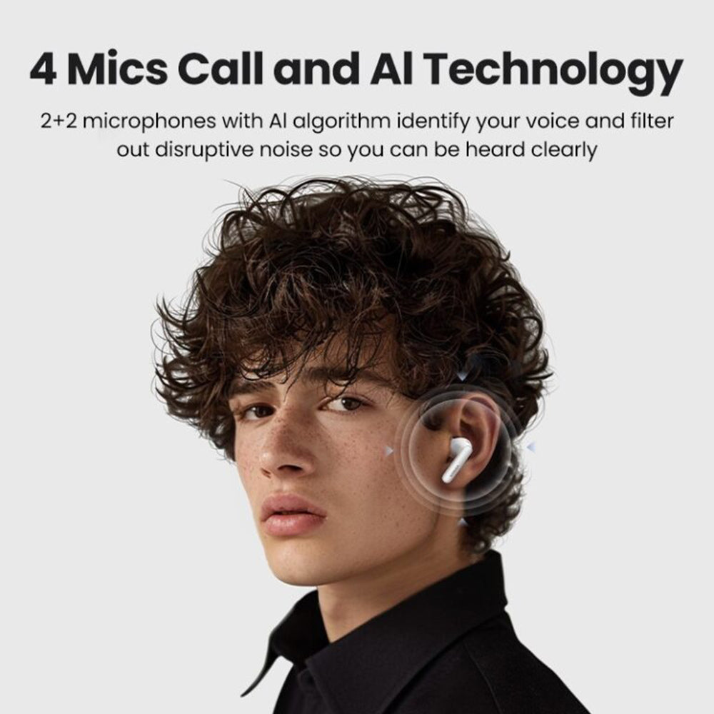 Handsfree Bluetooth UGREEN HiTune T3 Pro WS206, TWS, ANC, MultiPoint, Bílá