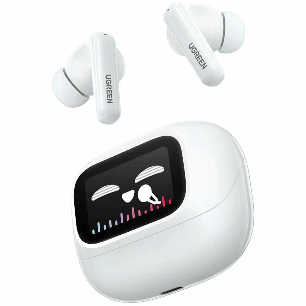 Handsfree Bluetooth UGREEN HiTune T6 Magic WS211, TWS, ANC, MultiPoint, Bílá