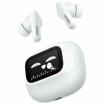 Handsfree Bluetooth UGREEN HiTune T6 Magic WS211, TWS, ANC, MultiPoint, Bílá
