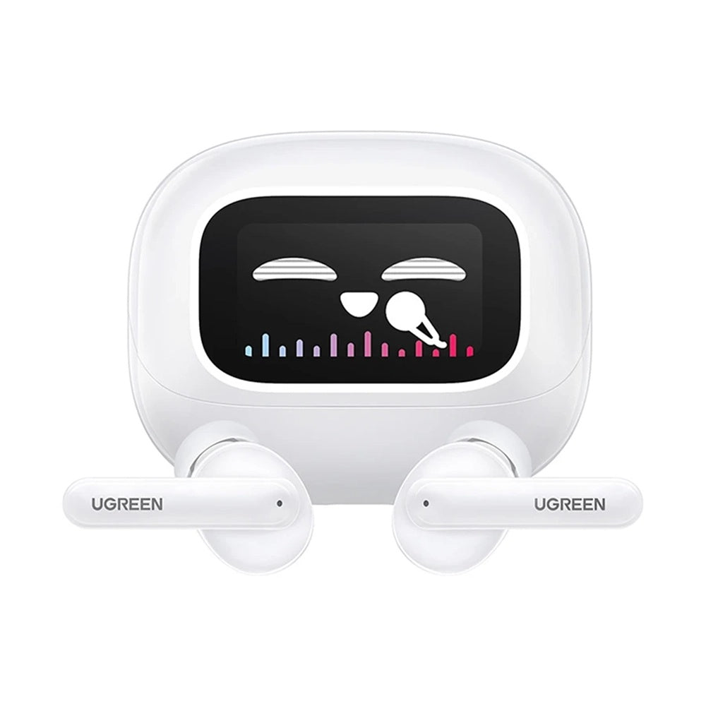 Handsfree Bluetooth UGREEN HiTune T6 Magic WS211, TWS, ANC, MultiPoint, Bílá