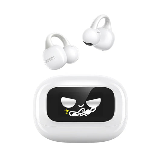 Handsfree Bluetooth UGREEN S6 ClipBuds Magic WS208, TWS, Bílý