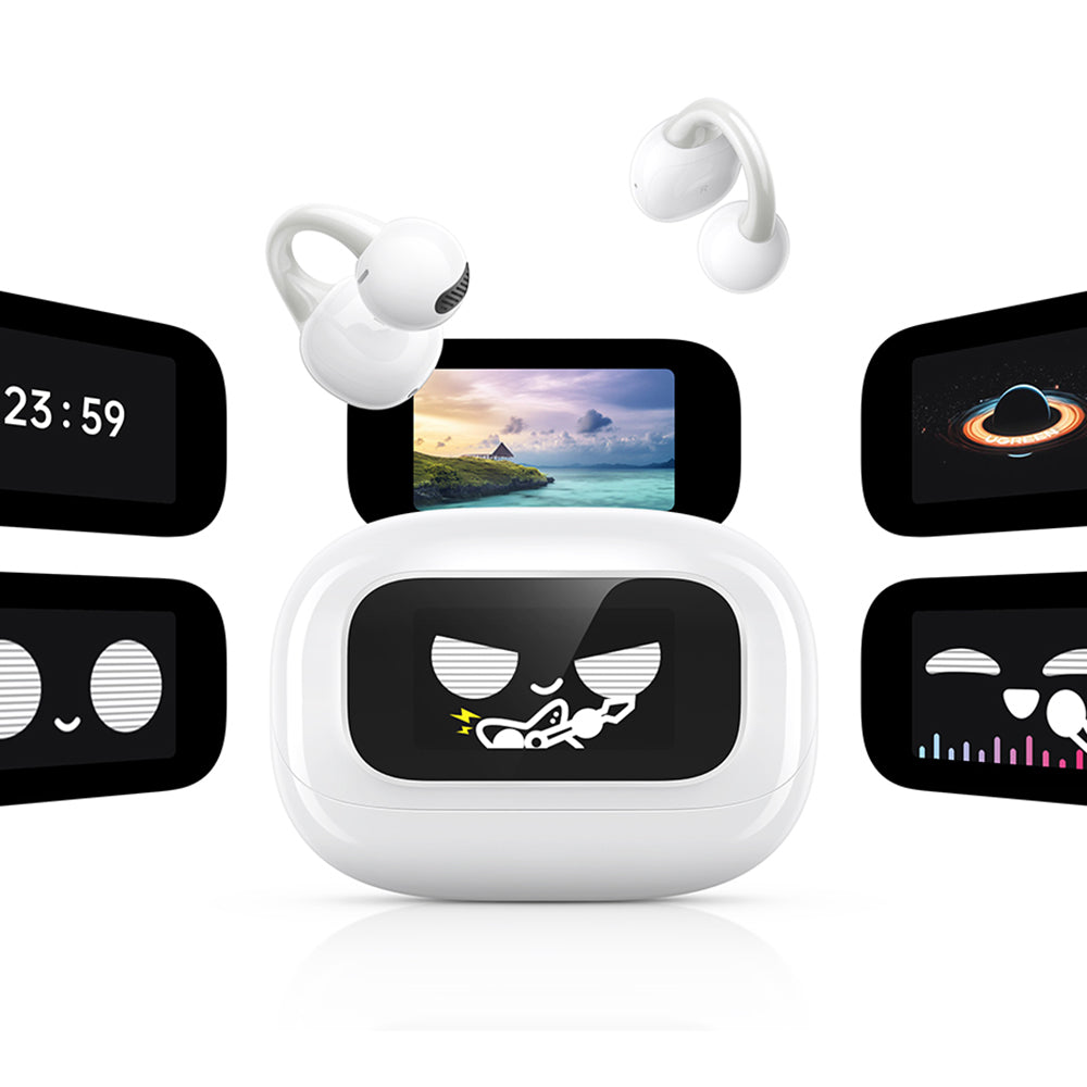 Handsfree Bluetooth UGREEN S6 ClipBuds Magic WS208, TWS, Bílý