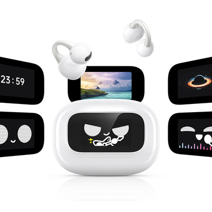 Handsfree Bluetooth UGREEN S6 ClipBuds Magic WS208, TWS, Bílý