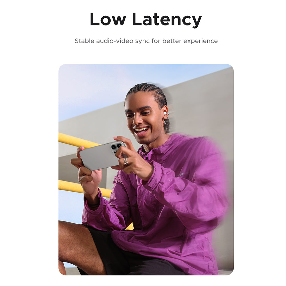 Handsfree Bluetooth UGREEN S6 ClipBuds Magic WS208, TWS, Bílý