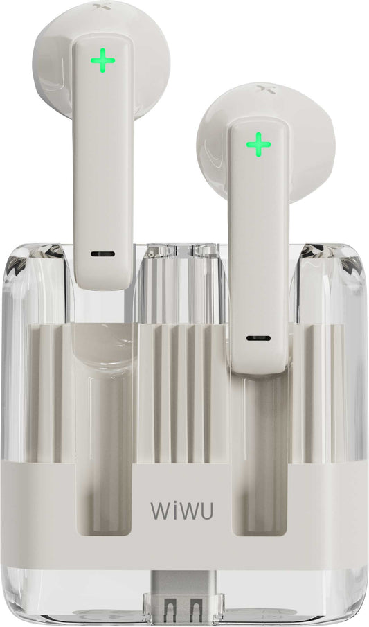 Handsfree Bluetooth WiWu T21, TWS, bílé 