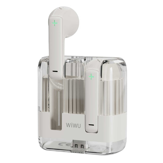 Handsfree Bluetooth WiWu T21, TWS, bílé 