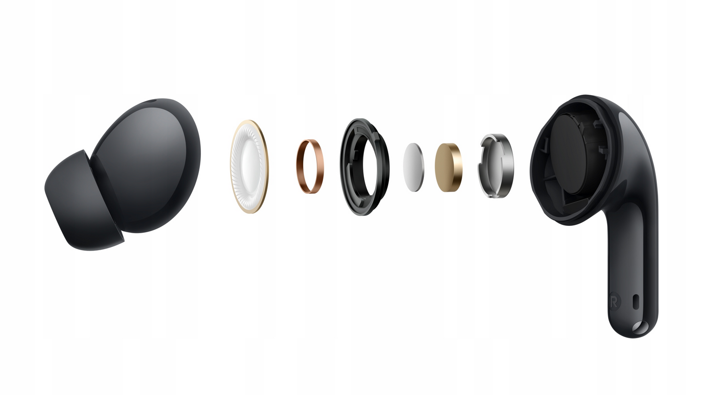 Handsfree Bluetooth Xiaomi Redmi Buds 8 Lite, TWS, ANC, MultiPoint, Černá BHR08OMGL