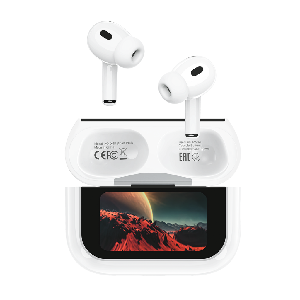 Handsfree Bluetooth XO Design X48 5. generace, TWS, bílá