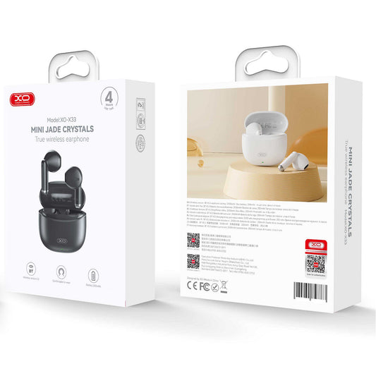 Handsfree Bluetooth XO Design X33, TWS, černá 