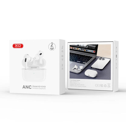 Handsfree Bluetooth XO Design EV53, TWS, ANC, Bílá