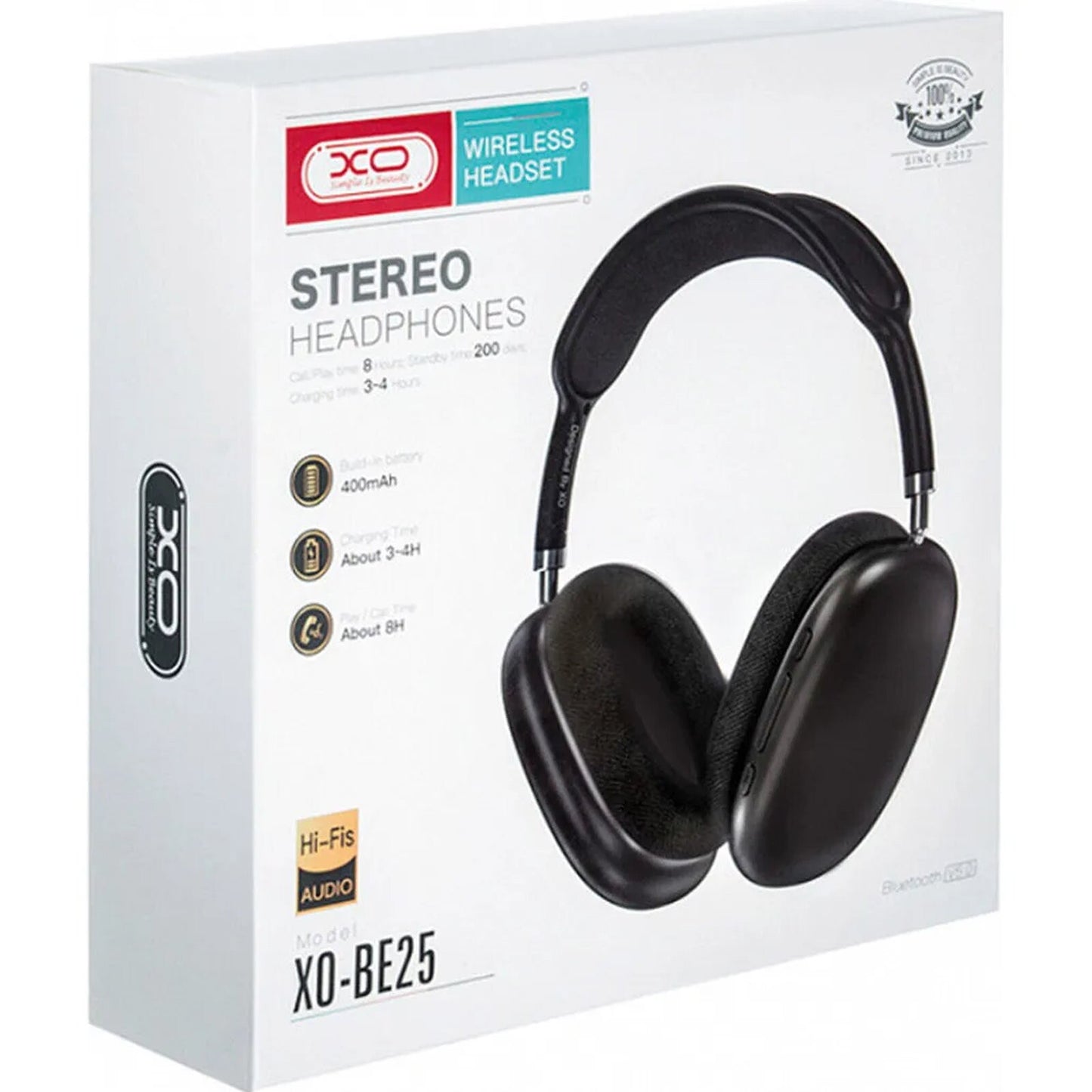 Handsfree Bluetooth XO Design BE25, A2DP, Černá