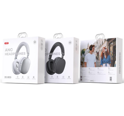 Handsfree Bluetooth XO Design BE55, A2DP, ANC, Stříbrná