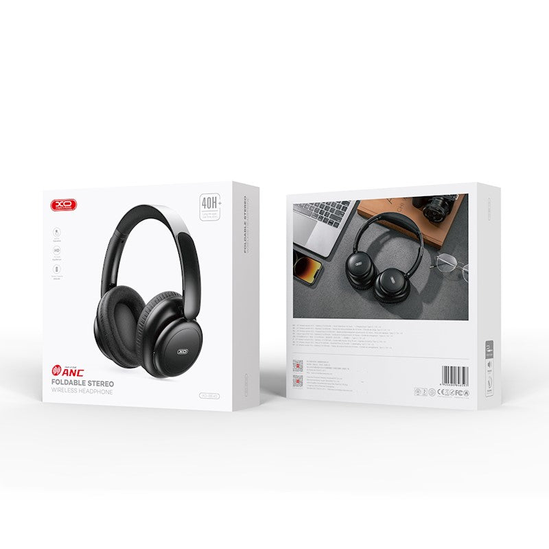 Handsfree Bluetooth XO Design BE40, A2DP, ANC, černá 