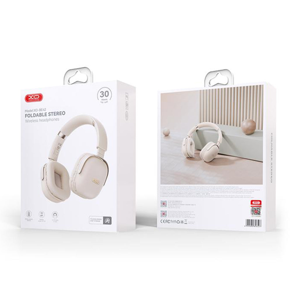 Handsfree Bluetooth XO Design BE42, A2DP, Béžová