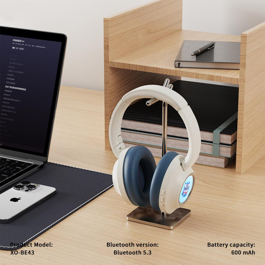 Handsfree Bluetooth XO Design BE43, A2DP, Modrá