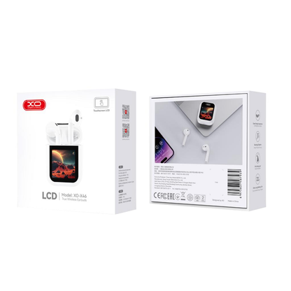 Handsfree Bluetooth XO Design X46 2. generace, TWS, bílá