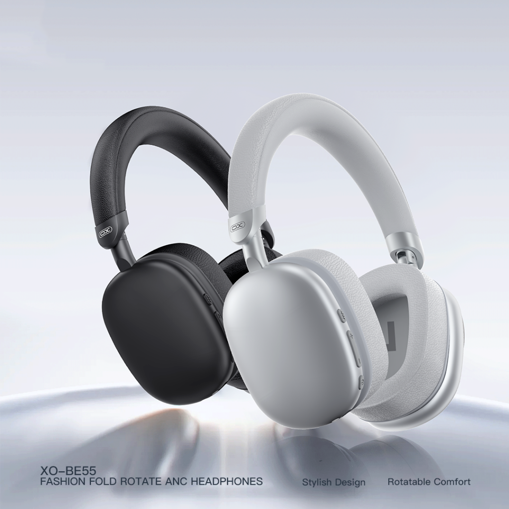 Handsfree Bluetooth XO Design BE55, A2DP, ANC, Stříbrná