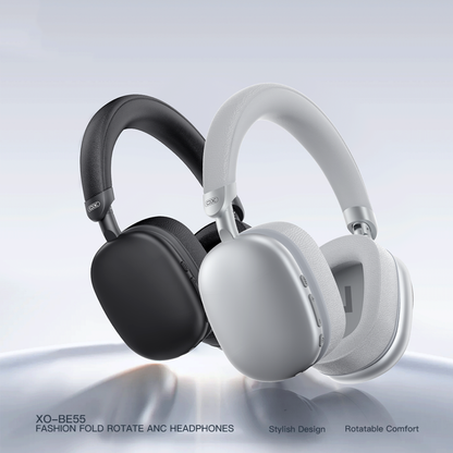 Handsfree Bluetooth XO Design BE55, A2DP, ANC, Stříbrná