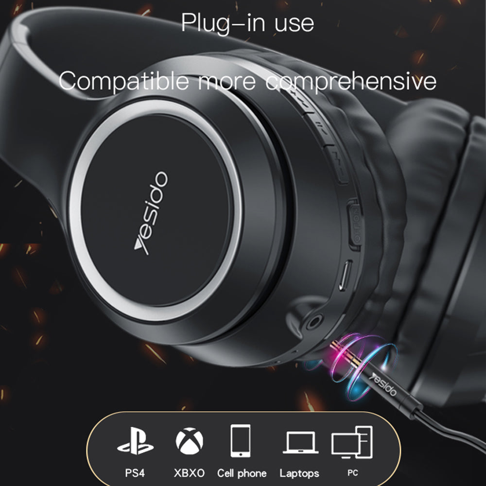 Handsfree Bluetooth Yesido EP03, A2DP, Černá