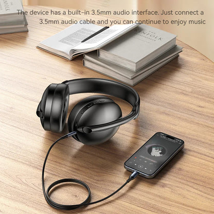 Handsfree Bluetooth Yesido EP08, A2DP, ANC, Černá