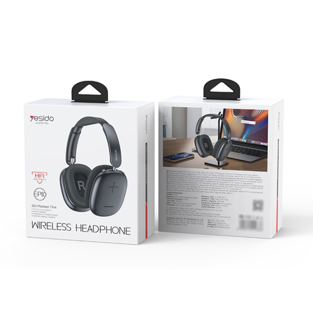 Handsfree Bluetooth Yesido EP10, A2DP, Černá