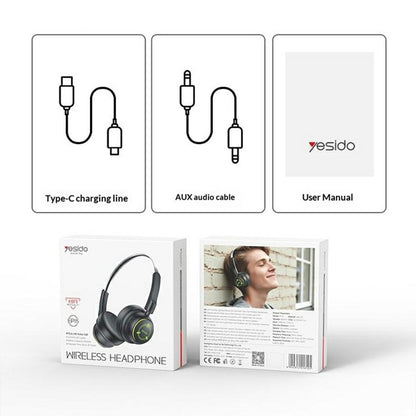 Handsfree Bluetooth Yesido EP15 Kids, A2DP, Černá
