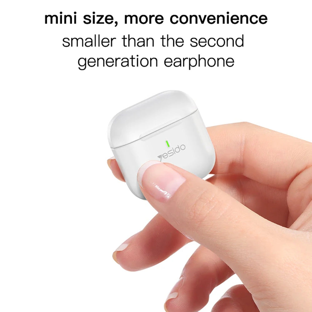 Handsfree Bluetooth Yesido TWS17, TWS, Bílý