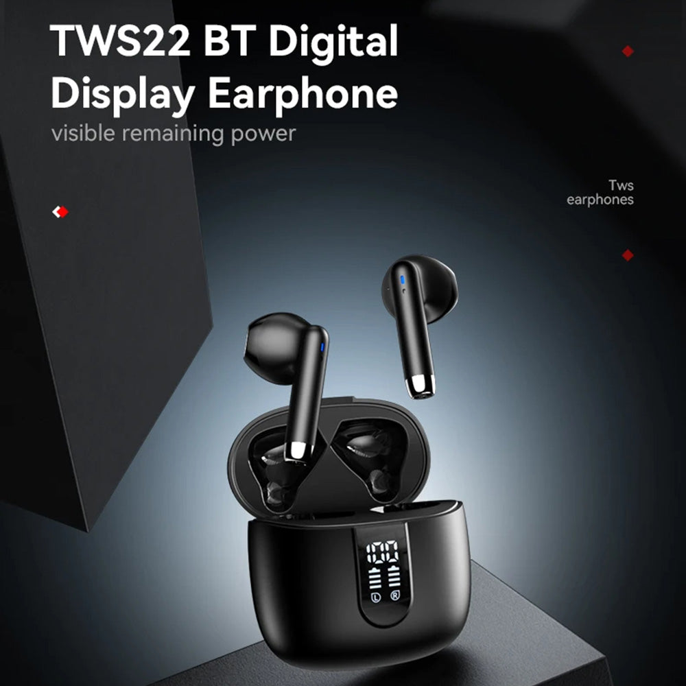 Handsfree Bluetooth Yesido TWS22, TWS, Černá