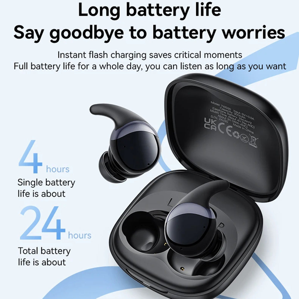 Handsfree Bluetooth Yesido TWS30, TWS, ANC, Černá