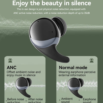 Handsfree Bluetooth Yesido TWS30, TWS, ANC, Černá