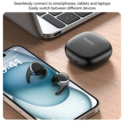 Handsfree Bluetooth Yesido TWS30, TWS, ANC, Černá