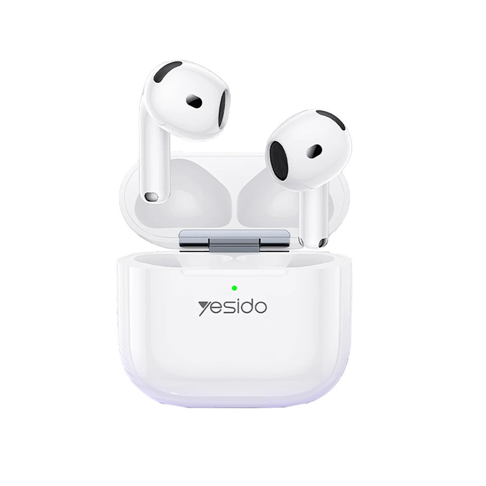 Handsfree Bluetooth Yesido TWS32, TWS, ANC, Bílý