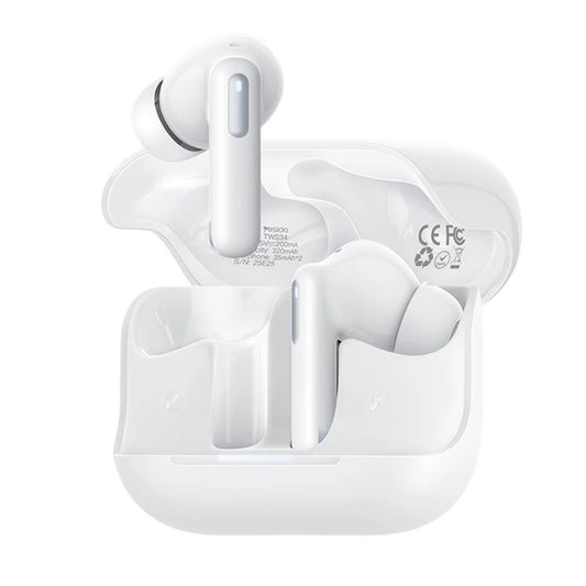 Handsfree Bluetooth Yesido TWS34, TWS, ANC, Bílá