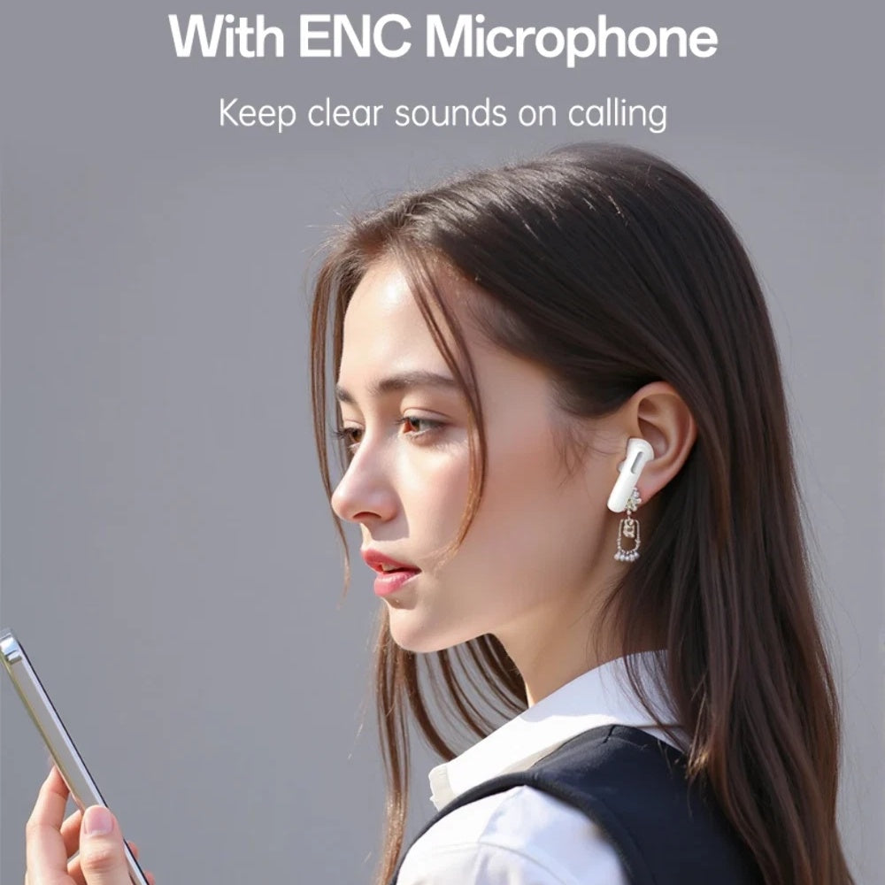 Handsfree Bluetooth Yesido TWS34, TWS, ANC, Bílá