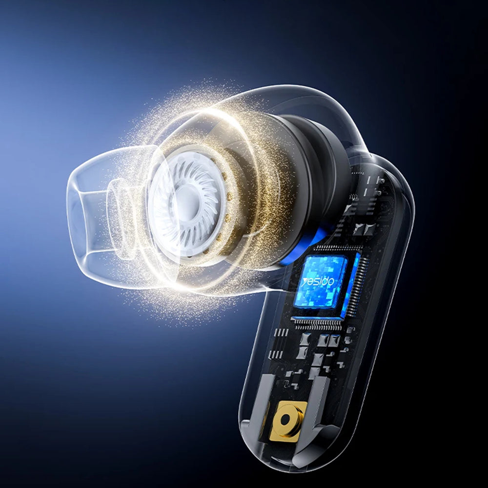 Handsfree Bluetooth Yesido TWS38, TWS, Černá