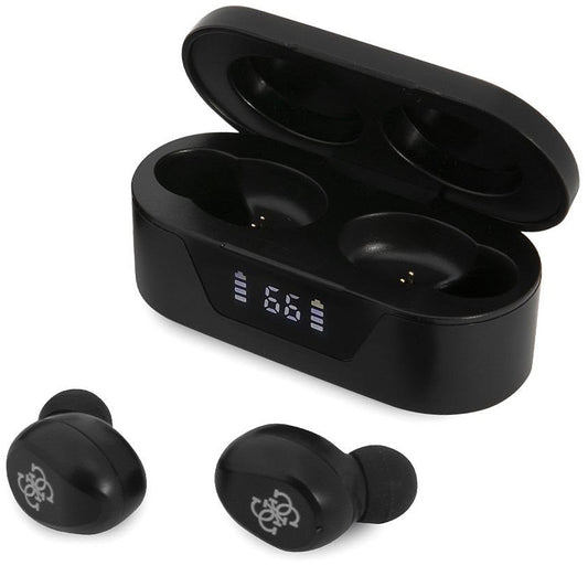 Handsfree Bluetooth Guess Classic Logo, TWS, Černá